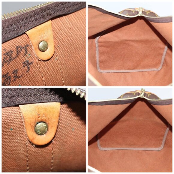 LOUIS VUITTON Monogram Keepall 60 Boston Bag M41422 LV Auth 98006 - Picture 13 of 15